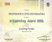 e-Learning Award 2006 dari Depdiknas